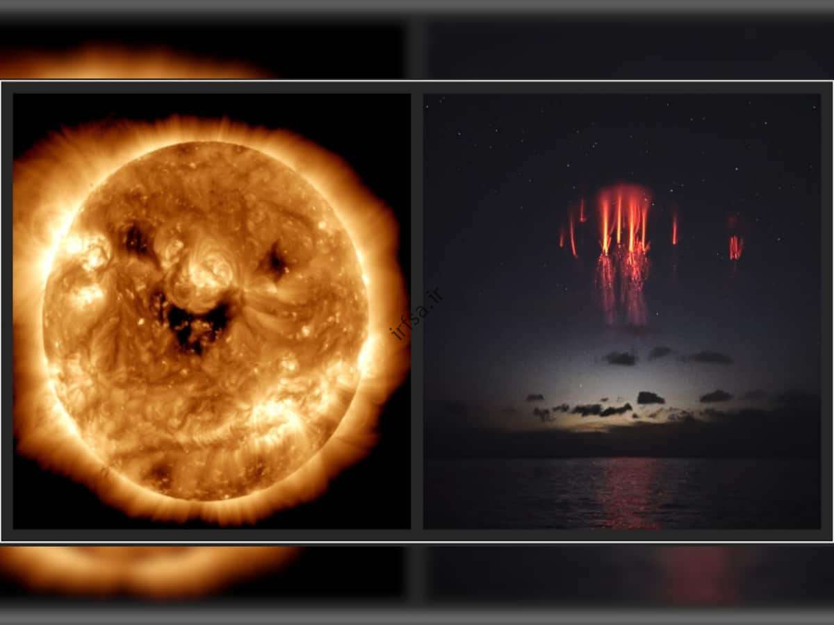 از "لبخند شیطانی" خورشید تا رعد و برق قرمز، تصاویر ترسناک ناسا |  اخبار علم و محیط زیست